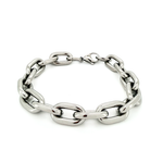 Títaníumarmband, 9,5mm rúnaðri keðju. Létt og strerk keðja. Ófeigur gullsmiðja - ofeigur.is