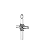 Titanium cross. Choose from a titanium or silver chain, or wear it as a standalone piece. Ófeigur gullsmiðja - ofeigur.is