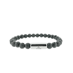 Hraunarmband - 6mm - með Títaníumlási með segullæsingu frá Zeezen.  Lava Bracelet 6mm With Titanium Lock  This elegant Lava Bracelet features 6mm beads and a durable titanium lock for a secure fit. Its polished finish adds a touch of sophistication. Created by Zeezen, a reputable name in the industry.