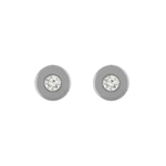 These expertly crafted Titan stud earrings feature 2X 0.015ct. diamond white TW/SI-2(LG) and a polished finish. Made by Zeezen, these earrings exude elegance and sophistication. Experience the brilliance and durability of titanium with a touch of luxury from the stunning diamonds. Ófeigur gullsmiðja, Skólavörðustígur 5, 101 Reykjavík - ofeigur.is