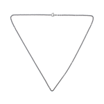 A polished titanium necklace featuring a 1,6 mm Venetian Box Inka chain. Its clean lines and gleaming finish create a refined, timeless look. Finished with a lobster clasp and an extension chain for adjustable lengths of 40, 42, or 45 cm. Ófeigur gullsmiðja