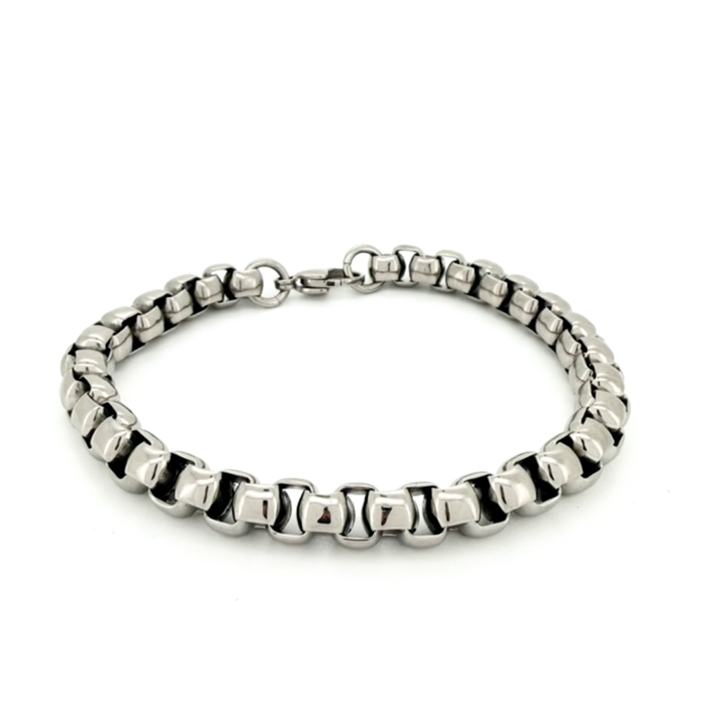 Títaníumarmband úr 7mm þykkri venetian keðju. Fæst aðeins hjá Ófeigur gullsmiðja og á ofeigur.is