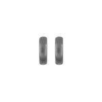 Titanium - Hoop earrings - Matt