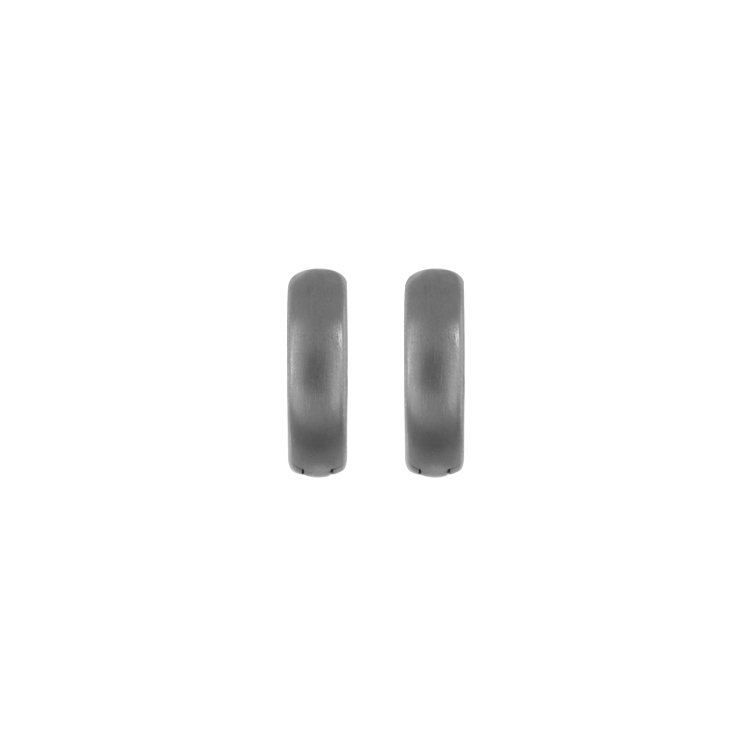 Titanium - Hoop earrings - Matt