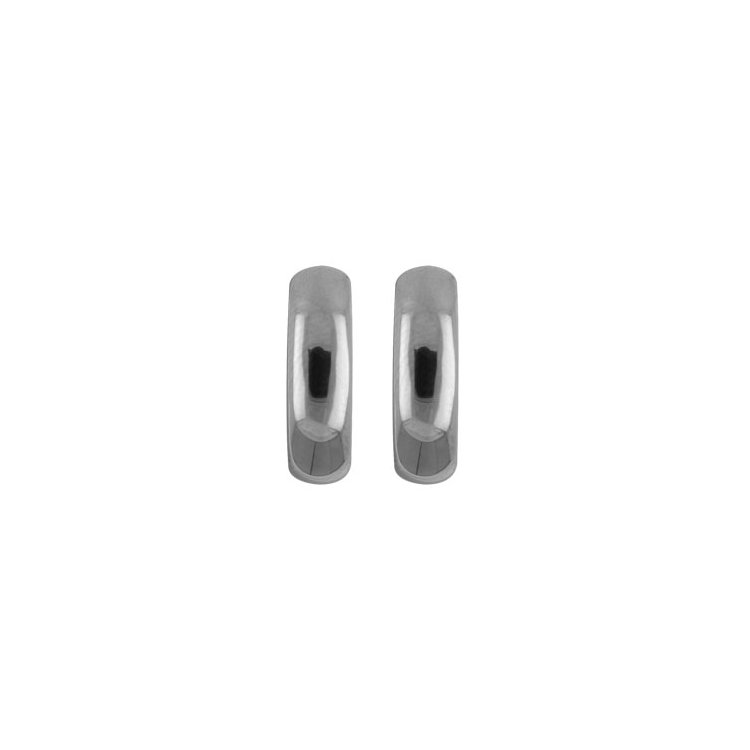 Titanium - Hoop earrings - Polished 