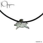 When Pig Fly Silver Necklace - Þegar Svínin fljúga - Fljúgandi svín - Eyrnalokkar. Ófeigur gullsmiðja - ofeigur.is